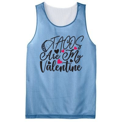 Valentine Tacos Are My Valentine Mesh Reversible Basketball Jersey Tank