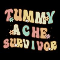 Vintage Tummy Ache Survivor Backpack