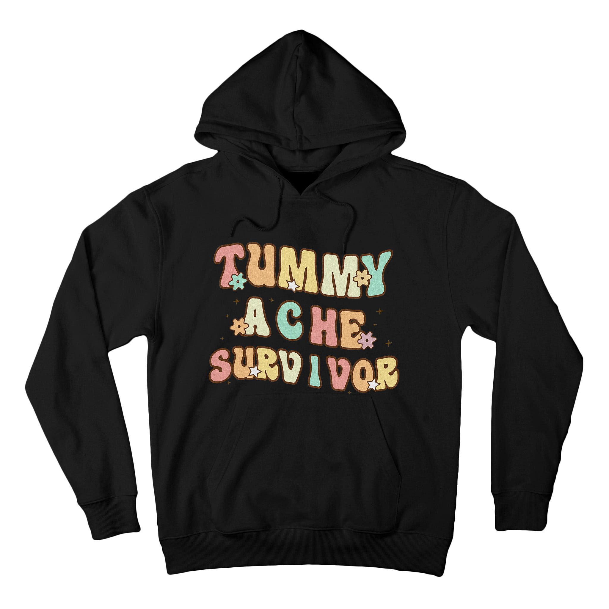 Vintage Tummy Ache Survivor Tall Hoodie