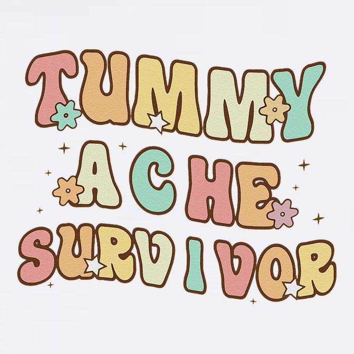 Vintage Tummy Ache Survivor Womens Tank Top