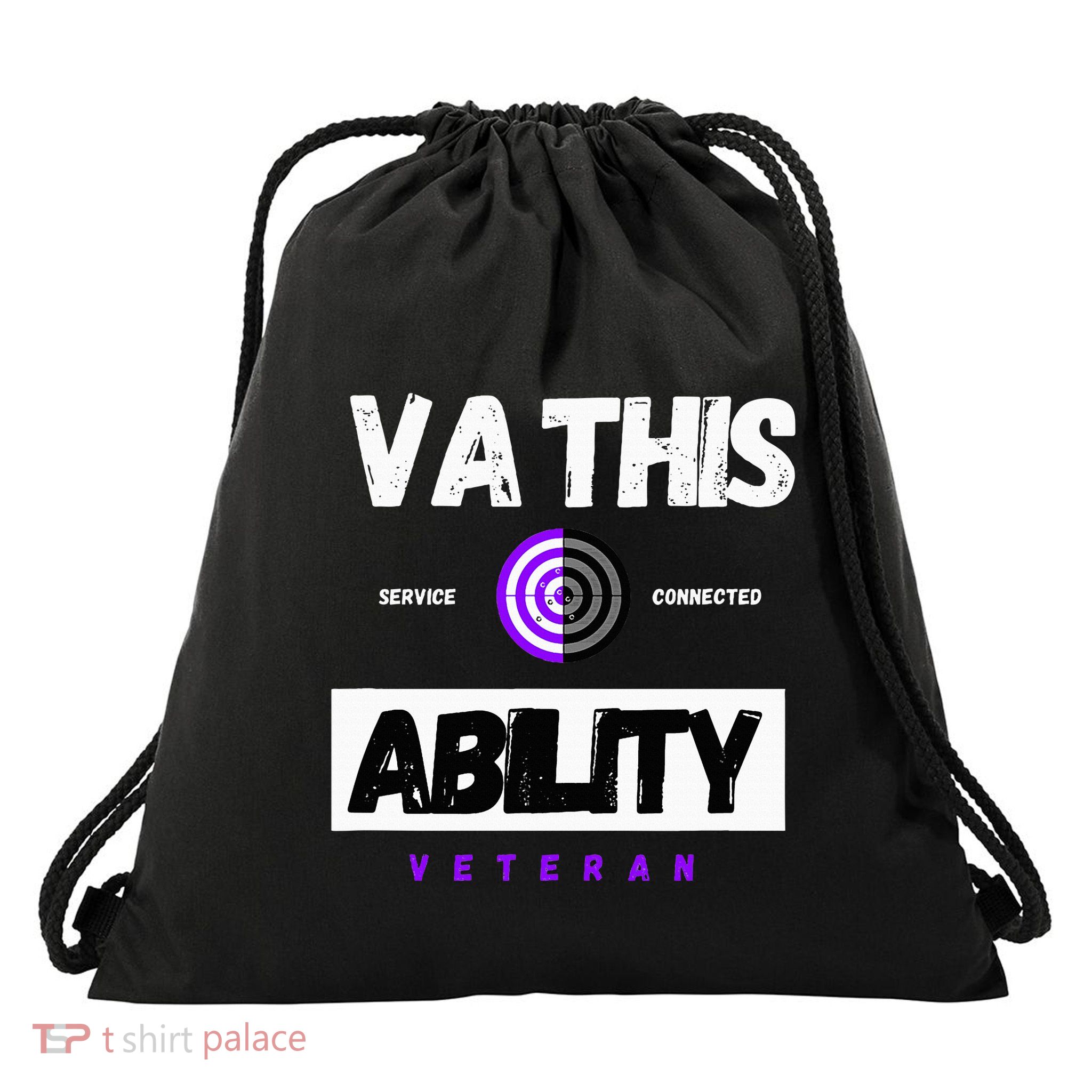 Va This Ability Spiritual Targets Drawstring Bag