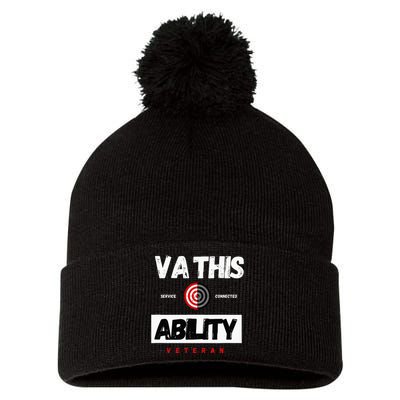 Va This Ability Veteran Hunters Pom Pom 12in Knit Beanie