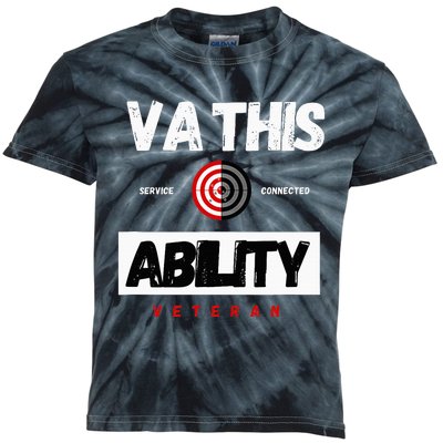 Va This Ability Veteran Hunters Kids Tie-Dye T-Shirt