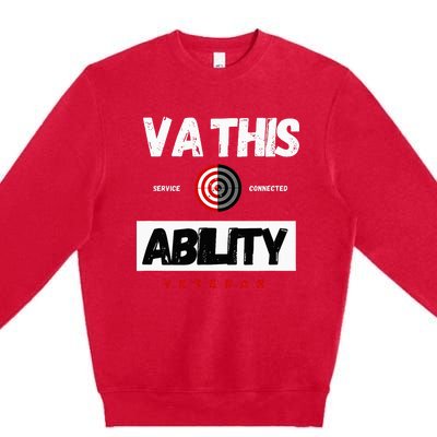 Va This Ability Veteran Hunters Premium Crewneck Sweatshirt