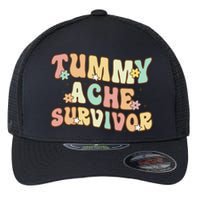 Vintage Tummy Ache Survivor Retro Flexfit Unipanel Trucker Cap