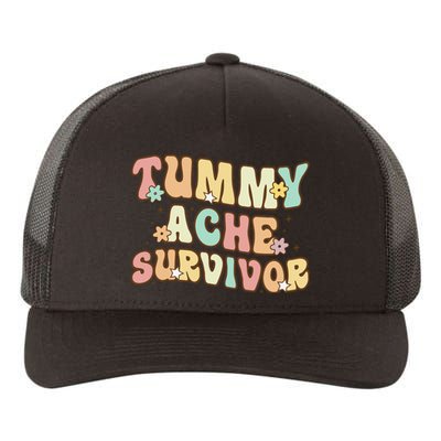 Vintage Tummy Ache Survivor Retro Yupoong Adult 5-Panel Trucker Hat