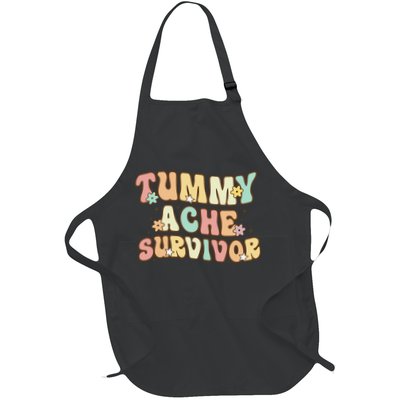 Vintage Tummy Ache Survivor Retro Apron