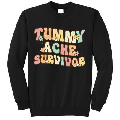 Vintage Tummy Ache Survivor Retro Sweatshirt