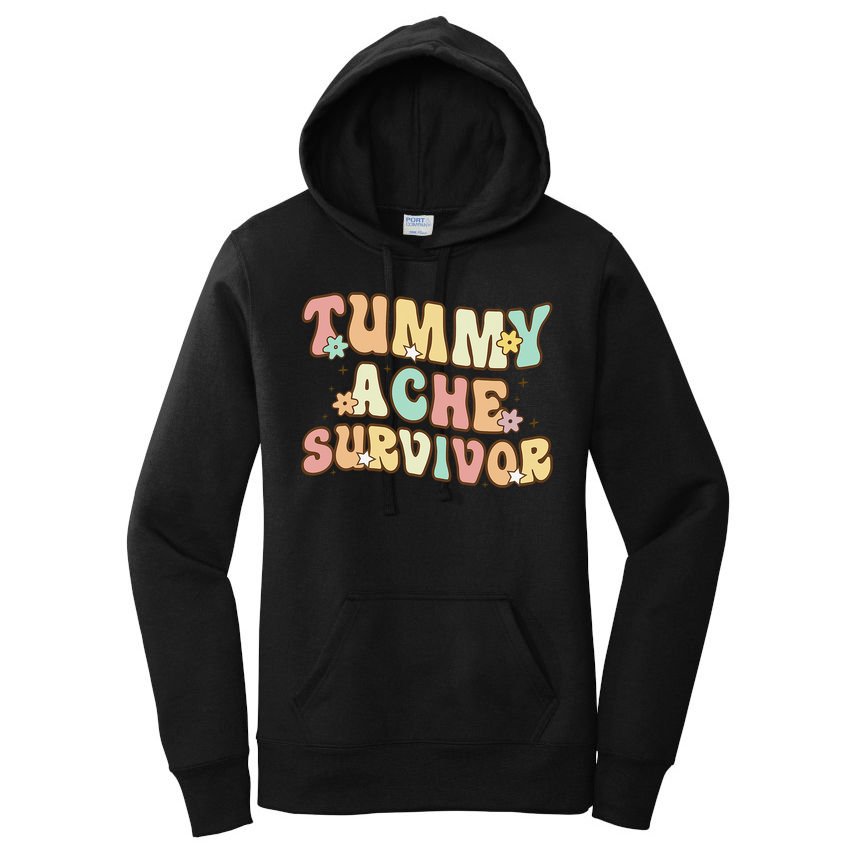 Vintage Tummy Ache Survivor Retro Women's Pullover Hoodie