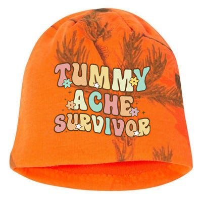 Vintage Tummy Ache Survivor Retro Kati - Camo Knit Beanie