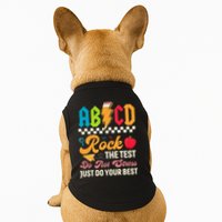 Vintage Testing ABCD Rock The Test Day Teach.ers Student.s Doggie Tank