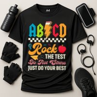 Vintage Testing ABCD Rock The Test Day Teach.ers Student.s Performance Shirt