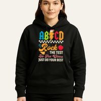 Vintage Testing ABCD Rock The Test Day Teach.ers Student.s Hoodie