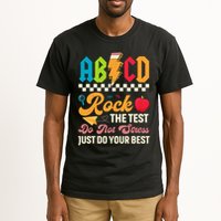 Vintage Testing ABCD Rock The Test Day Teach.ers Student.s Tall T-Shirt
