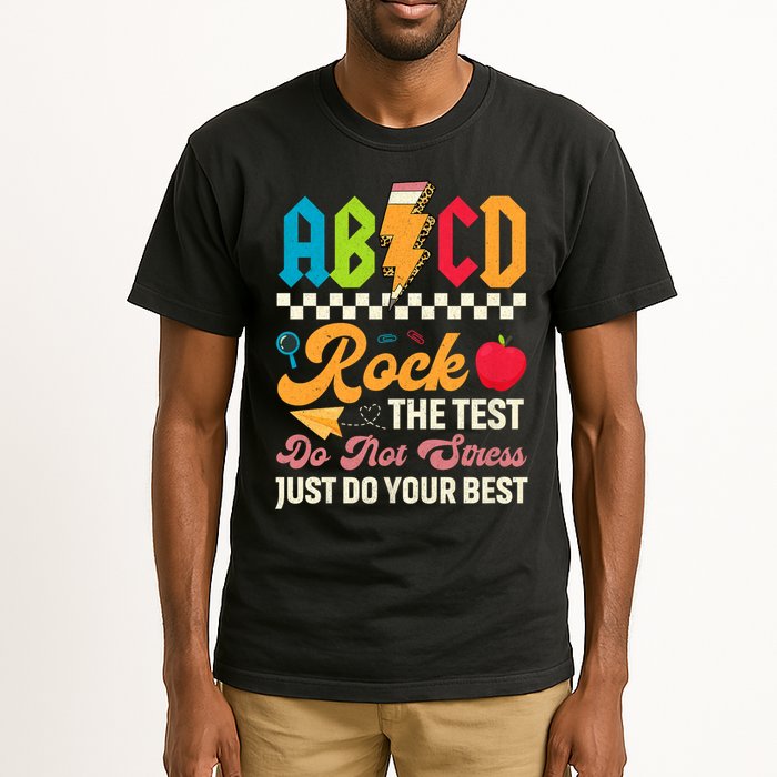 Vintage Testing ABCD Rock The Test Day Teach.ers Student.s Tall T-Shirt