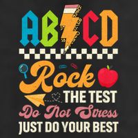 Vintage Testing ABCD Rock The Test Day Teach.ers Student.s Tumbler