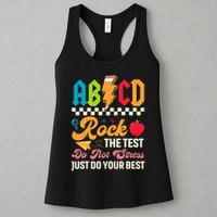 Vintage Testing ABCD Rock The Test Day Teach.ers Student.s Womens Tank Top