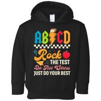 Vintage Testing ABCD Rock The Test Day Teach.ers Student.s Toddler Hoodie