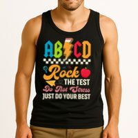 Vintage Testing ABCD Rock The Test Day Teach.ers Student.s Tank Top