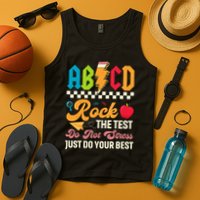 Vintage Testing ABCD Rock The Test Day Teach.ers Student.s Tank Top