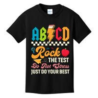 Vintage Testing ABCD Rock The Test Day Teach.ers Student.s Kids T-Shirt
