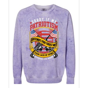 Veteran T Army T S Colorblast Crewneck Sweatshirt