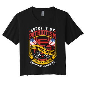 Veteran T Army T S Women's Crop Top Tee