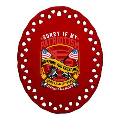 Veteran T Army T S Ceramic Oval Ornament