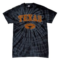 Vintage Texas Austin Style Souvenir Gift Tx Football Tie-Dye T-Shirt