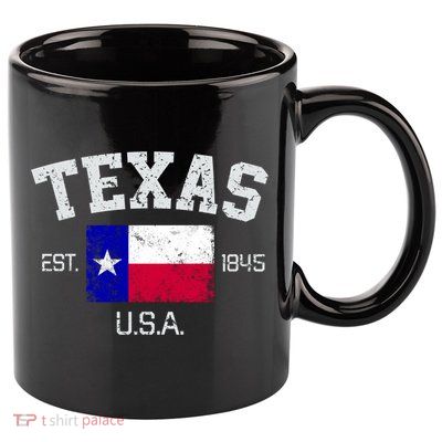 Vintage Texas Austin Est 1845 Souvenir Gift Cute Gift 11oz C Handle Ceramic Mug