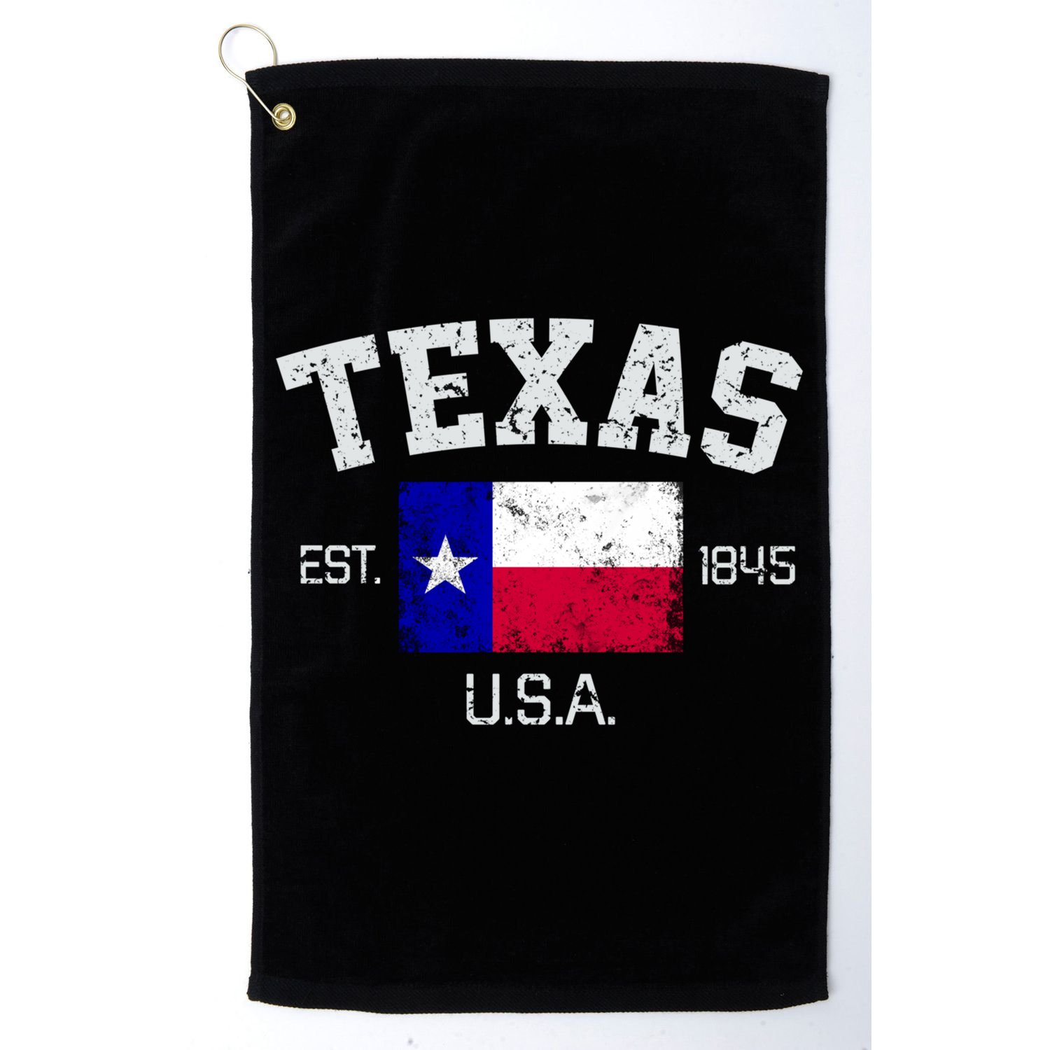 Vintage Texas Austin Est 1845 Souvenir Gift Cute Gift Golf Towel