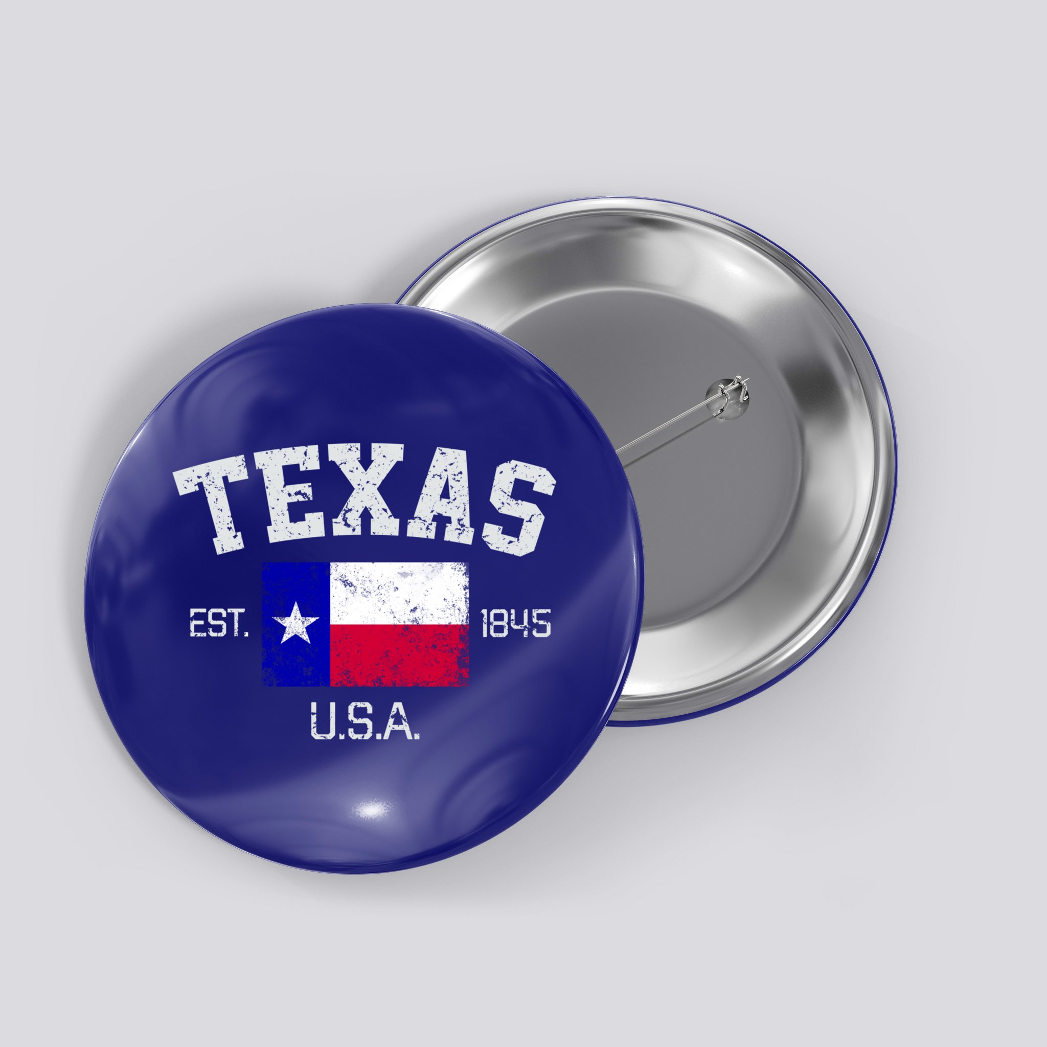 Vintage Texas Austin Est 1845 Souvenir Gift Cute Gift Button