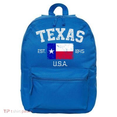 Vintage Texas Austin Est 1845 Souvenir Gift Cute Gift 16 in Basic Backpack