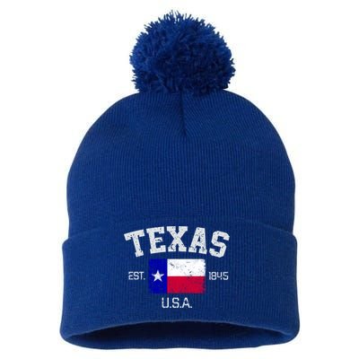 Vintage Texas Austin Est 1845 Souvenir Gift Cute Gift Pom Pom 12in Knit Beanie