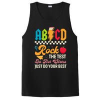 Vintage Testing Abcd Rock The Test Day Teachers Students PosiCharge Competitor Tank