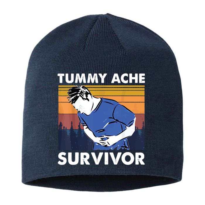 Vintage Tummy Ache Survivor Sustainable Beanie