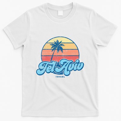 Vintage Tel Aviv Israel Classic 70s Retro Surfer T-Shirt