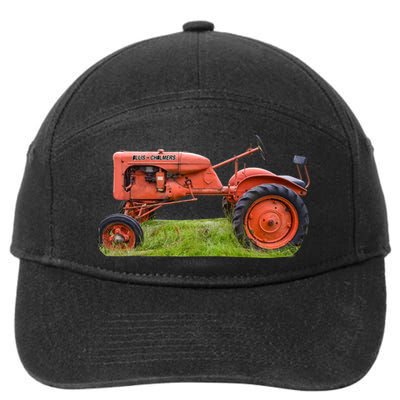Vintage Tractor Allis Chalmers 7-Panel Snapback Hat