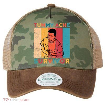 Vintage Tummy Ache Survivor Legacy Tie Dye Trucker Hat