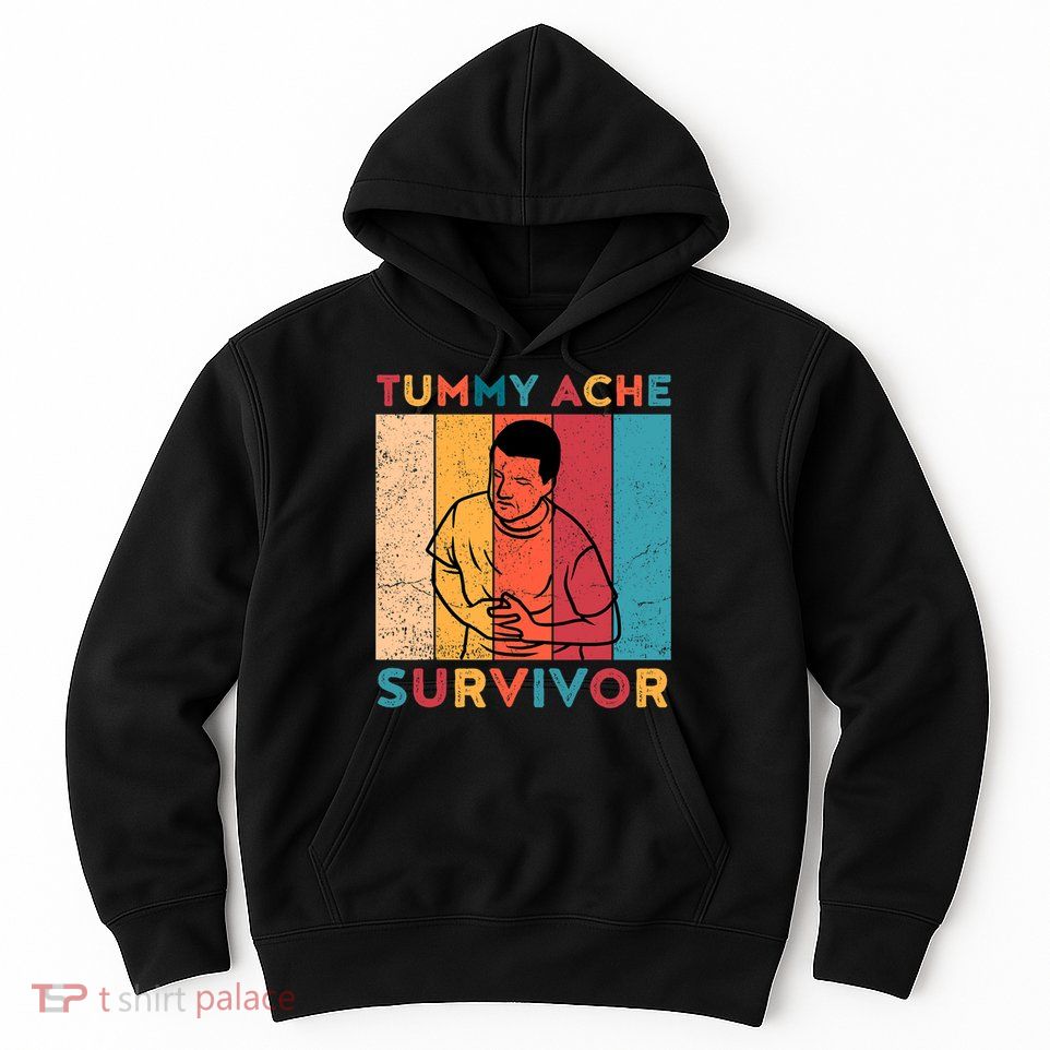 Vintage Tummy Ache Survivor Hoodie