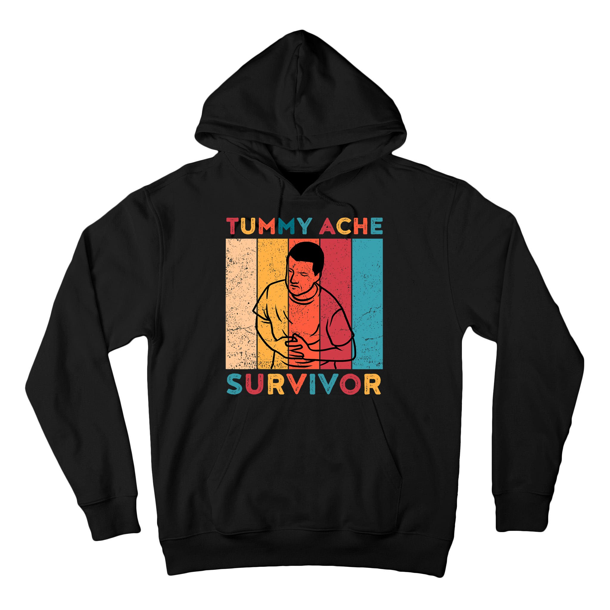 Vintage Tummy Ache Survivor Tall Hoodie