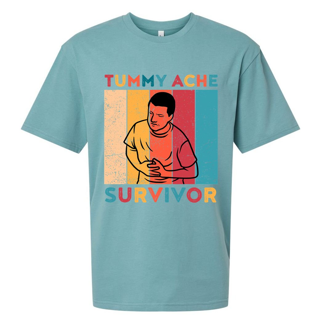 Vintage Tummy Ache Survivor Sueded Cloud Jersey T-Shirt
