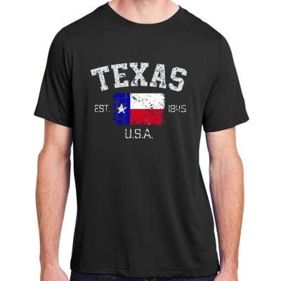 Vintage Texas Austin Est 1845 Souvenir Gift Adult ChromaSoft Performance T-Shirt