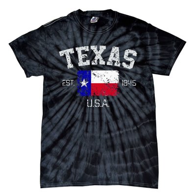 Vintage Texas Austin Est 1845 Souvenir Gift Tie-Dye T-Shirt