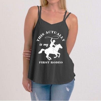 Vintage This Actually Is My First Rodeo Country Life Howdy Women's Strappy Tank