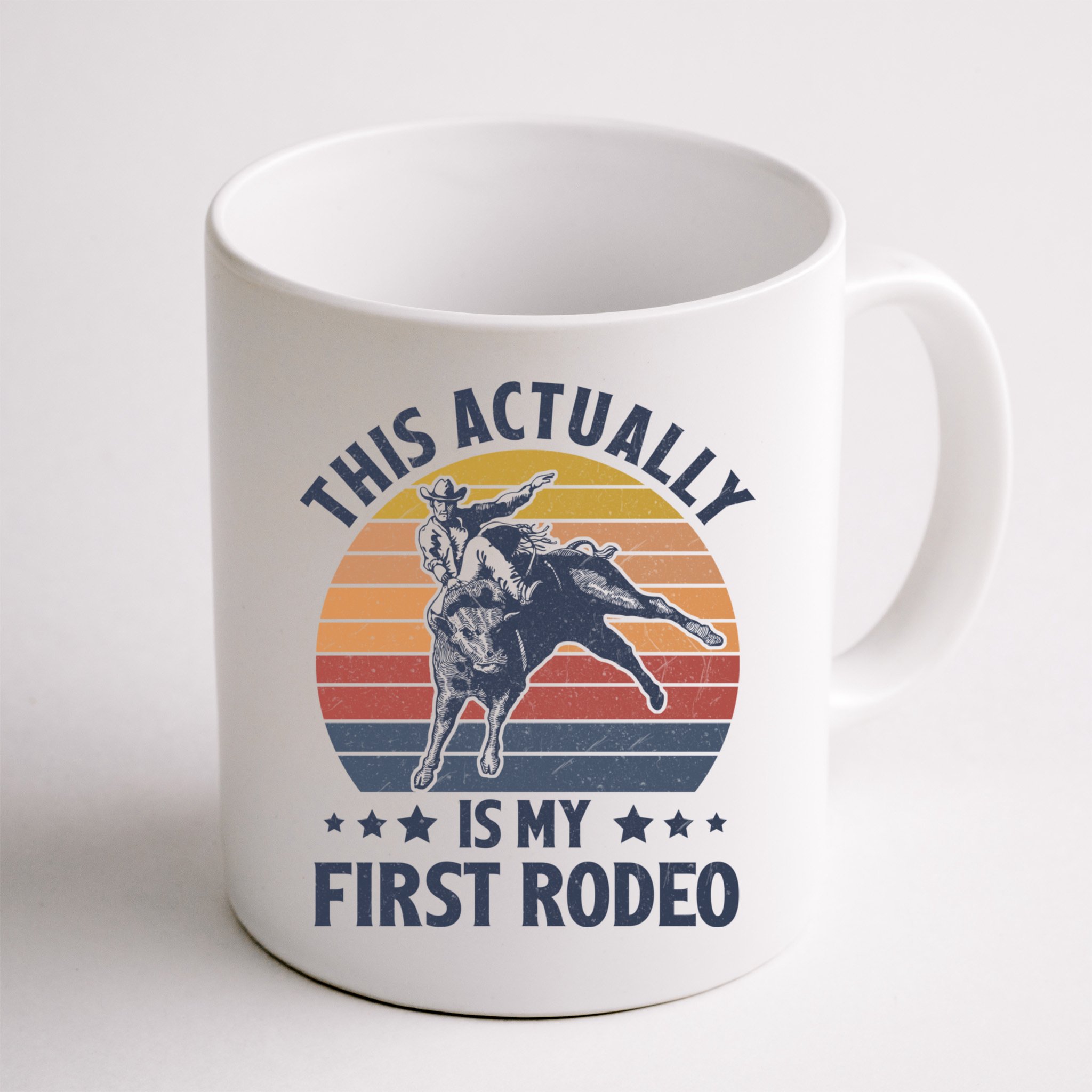 Vintage This Actually Is My First Rodeo Country Life Howdy Mug