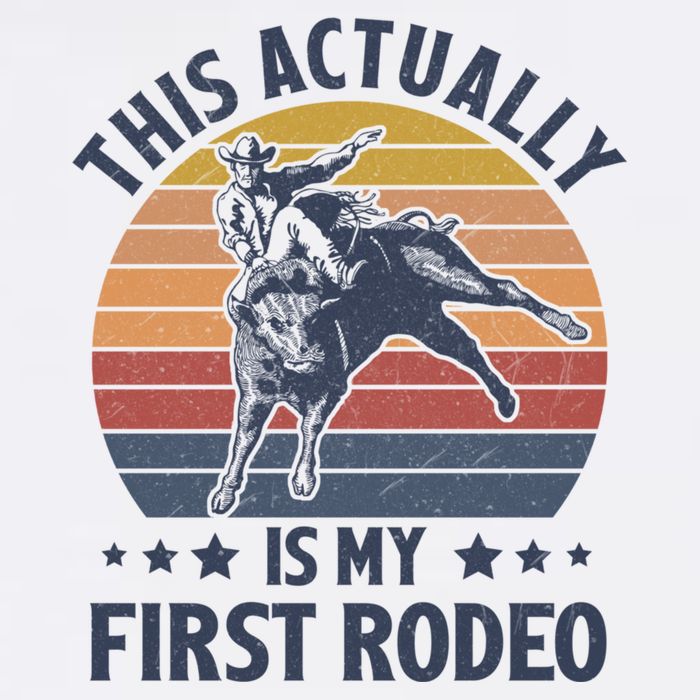 Vintage This Actually Is My First Rodeo Country Life Howdy Mug