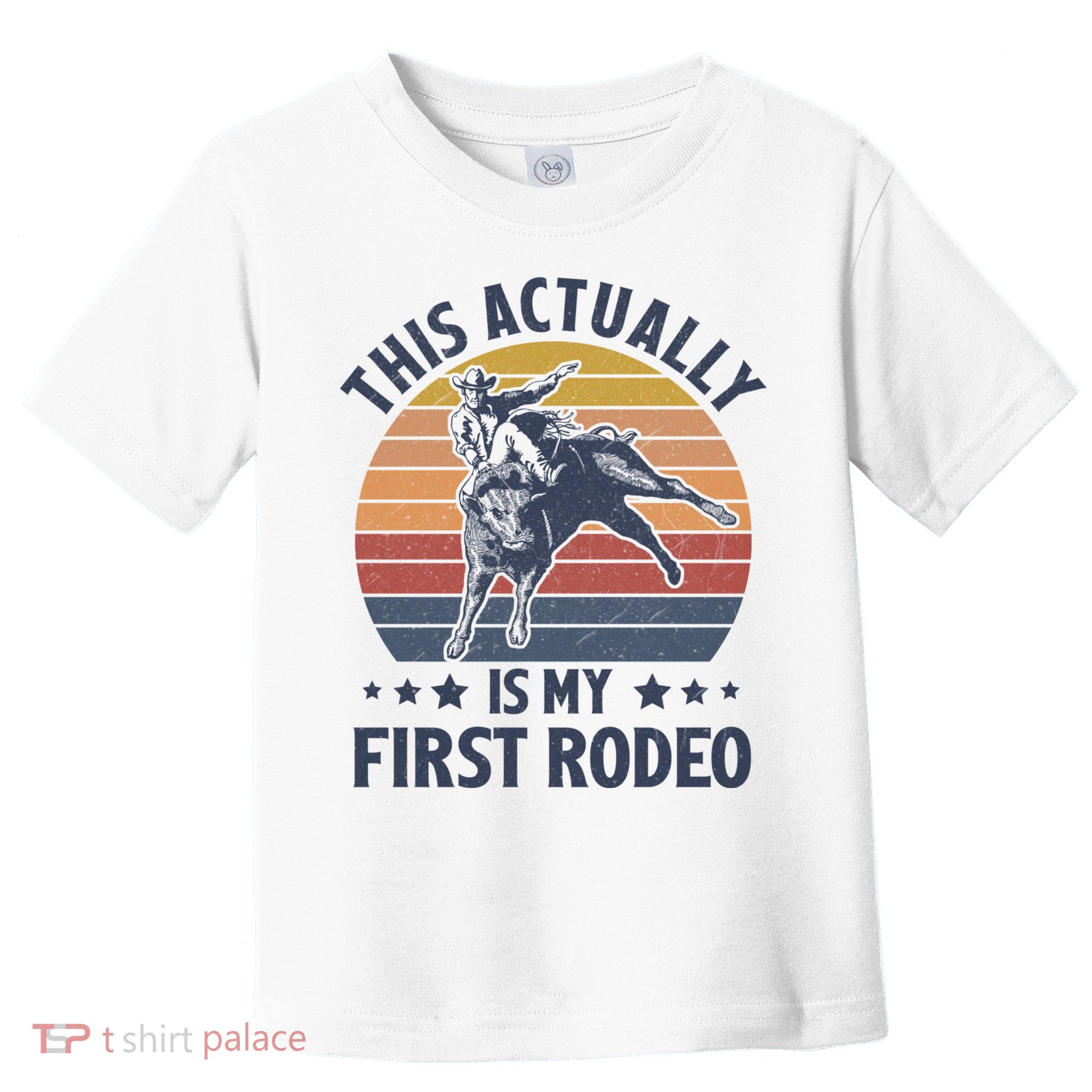 Vintage This Actually Is My First Rodeo Country Life Howdy Toddler T-Shirt
