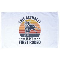 Vintage This Actually Is My First Rodeo Country Life Howdy Microfiber Hand Towel