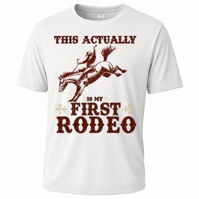Vintage This Actually Is My First Rodeo Performance Shirt